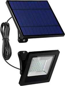 Solar Powered Lights Outdoor, Bright White Light IP65 Waterproof Auto Dusk to Da - Picture 1 of 7