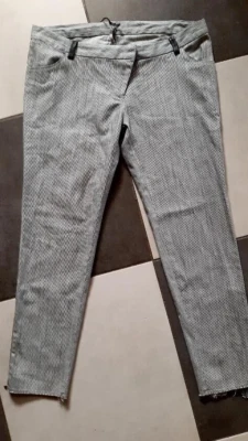 Pantalones cortos de algodón grises para mujer IRO VIAD con bolsillos laterales decorativos talla 2 Foto 1 de 4