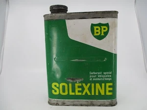 AV926 BIDON HUILE MOTEUR BP SOLEXINE SPECIAL VELOSOLEX 2 LITRES ETAT MOYEN - Imagen 1 de 7