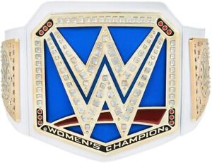 WWE Women's Smackdown Blue and Gold Toy Title Belt for Girls
