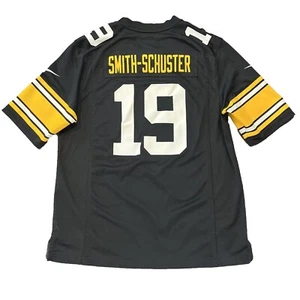 Pittsburgh Steelers Jersey Large Smith-Schuster Black Nike - Picture 1 of 7