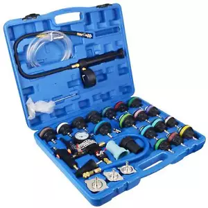 28pcs Radiator Pressure Tester Coolant Purge Refill Vacuum Cooling System Kit - Picture 1 of 7