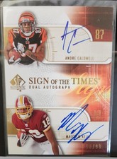 CALDWELL / KELLY 2008 SP AUTHENTIC SIGN OF THE TIMES DUAL AUTO #96/99