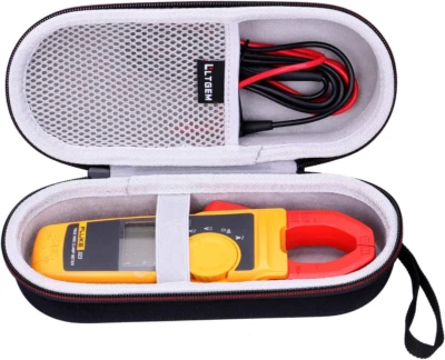 LTGEM Hard Case Compatible with Fluke 323/302+ / 301D / 324/325 Clamp Meter Clam