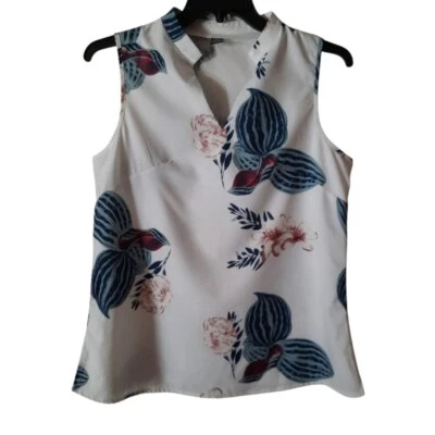 Blusa sin mangas floral Shein talla grande (8/10) Foto 1 de 4