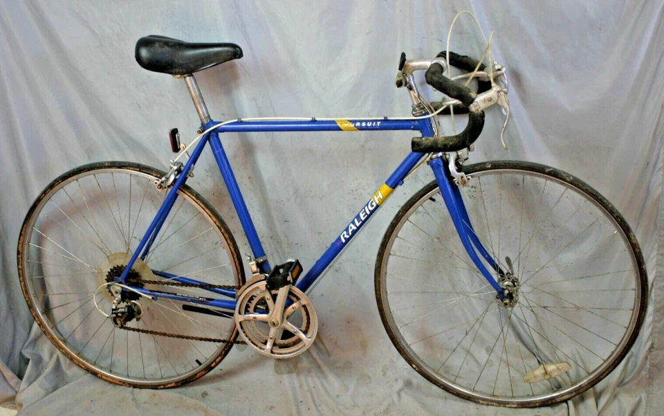 1984 Raleigh Pursuit Road Bike Small 54cm 502 Chromoly Steel Suntour USA Shipper - Image 1 of 4