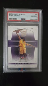 2004-05 KOBE BRYANT FLEER GENUINE SP BASE PSA 10 GEM MINT! CARD #31! LAKERS! - Picture 1 of 4