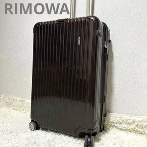 RIMOWA Valigia da Trasporto 4 Ruote Marrone Salsa Alluminio Marrone - Foto 1 di 20