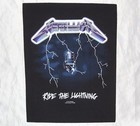 Metallica Ride The Lightning Large Back Patch Heavy Metal