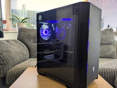 AMD Ryzen 7 7800X3D, Radeon RX 9070 XT, 32GB RAM, 2TB NVMe Compact Gaming PC - Image 1 of 4