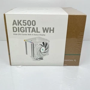 DeepCool AK500 WH CPU Cooler – 240W TDP, 120mm FDB Fan, RAM Clearance, White - Picture 1 of 4