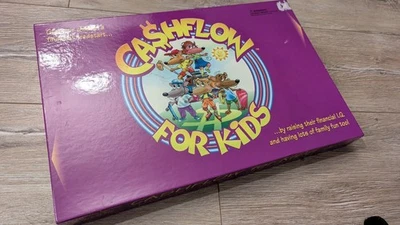 Cashflow for Kids Board Game Robert Kiyosaki Financial IQ Excellent Unpunched  - Image 1 of 4
