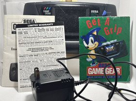 Sega Game Gear Console (Powers On, No Display) w/ Manual, Charger, Warranty Card