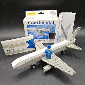 2006 Daron Best Lock Continental Airlines Konstruktionsspielzeug Flugzeug BL555 - Bild 1 von 19