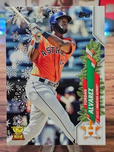 2020 Topps Holiday Jordan Alvarez Rookie #HW105 ASTROS - Bild 1 von 2
