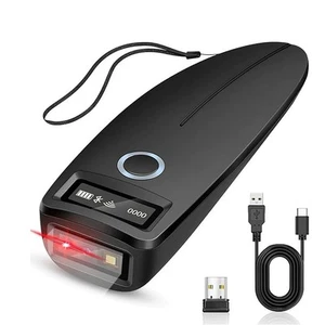 1D/2D Barcode Scanner Wireless USB bluetooth Handheld Portable QR Code Reader - Picture 1 of 12