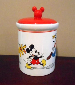 Disney Mickey Mouse, Minnie, & Friends Cookie Jar Sealing Lid 1-800 Flowers - Picture 1 of 9