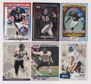 SECHS KARTEN MIKE SINGLETARY LOT - CHICAGO BEARS - Bild 1 von 1