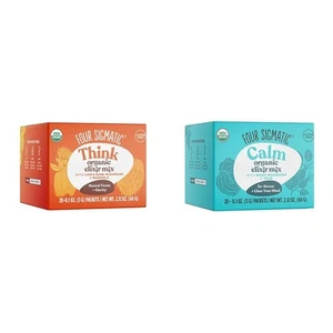 Four Sigmatic Focus + Calm Mushroom Elixir Bundle | Organic Lion's Mane... - Picture 1 of 1