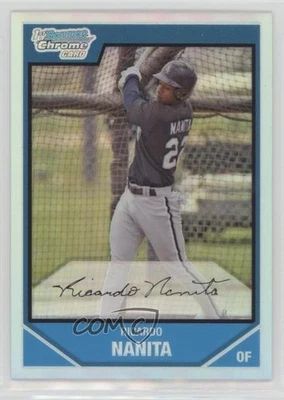 2007 Bowman Chrome Prospects Refractor /500 Ricardo Nanita #BC82 - Image 1 of 2
