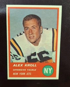 1963 Fleer Set-Break Alex Kroll NY Jets #16 NM/MT - Bild 1 von 2