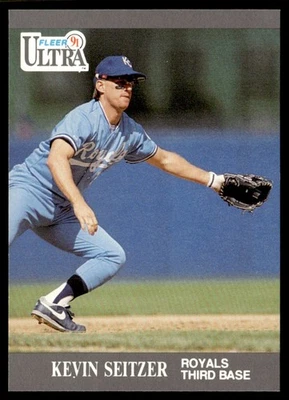 1991 Ultra Kevin Seitzer Kansas City Royals #155 - Image 1 of 2