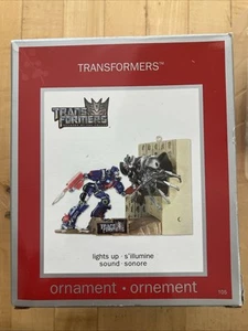 Transformers 2010 American Greetings Heirloom Christmas Ornament Light & Sound - Picture 1 of 3
