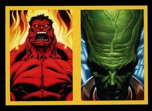 RED HULK / THE LEADER 2021 Marvel Versus Sticker #74a-b *Qty - Picture 1 of 2