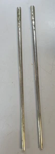 Antico set di bacchette cinesi in argento sterling intagliato/inciso - Foto 1 di 4