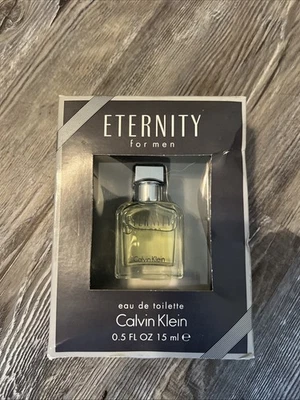 CK ETERNITY FOR MEN por Calvin Klein 15 ml EDT Splash Miniatura Hombres - NUEVO Foto 1 de 2