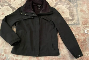 North Face Fleece gefüttert Polyester Damen Mantel Jacke Gr. Large - Bild 1 von 7