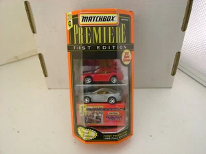 MATCHBOX SUPERFAST PREMIERE 2 CAR SET 1ST EDITION 1999 FORD MUSTANG LIMITED EDIT - Picture 1 of 4