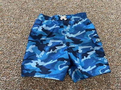 Pantalones cortos de natación Op Boys azul camuflaje 24M Foto 1 de 3