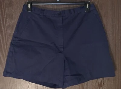 "Pantalones cortos Falls Creek azul marino tiro alto talla 14/33"" cintura" Foto 1 de 4