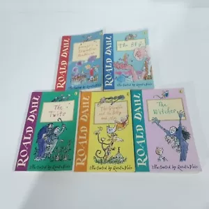 Roald Dahl Bundle of 5 Books -BFG, Twits, Witches, Giraffe & George's Marvellous - Imagen 1 de 8