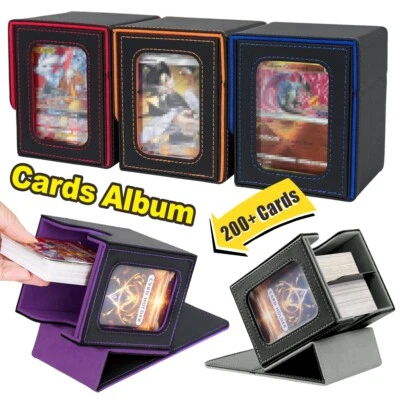 Magnetic Commander Trading Leather Card Deck Box Card Storage Box For TCG MTG - Image 1 of 4