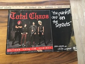 Original Album Rock Band Promo Poster - Total Chaos: Anthems From The Alleyway - Imagen 1 de 10