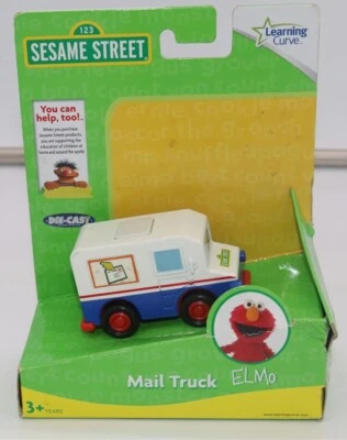 Sesame Street Elmo Die Cast Take Along Elmo Mail Truck New Retired - NEW -  - Image 1 of 4