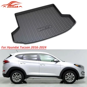 Alfombrilla de goma para maletero para todo tipo de clima para Hyundai Tucson 2016-2024 - Imagen 1 de 6