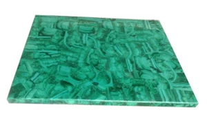 24" Luxury Malachite Stone Handmade Stone Art Center Side Sofa Coffee Table Decs - Picture 1 of 7