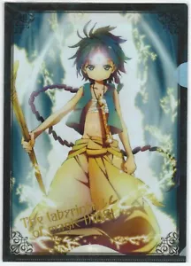 clear file folder Magi The Labyrinth of Magic anime movic Aladdin - Picture 1 of 2