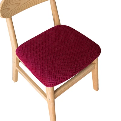 4/6Pcs Elastic Plaid Stool Cover Comfy Chair Protector Seat Cushion Slipcover - Image 1 of 4
