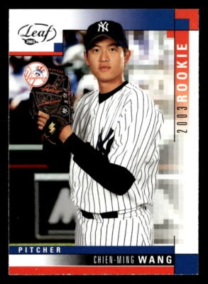 2003 Leaf Rookies & Traded #325 Chien-Ming Wang - Image 1 of 2