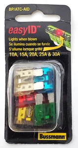 Bussmann Easy ID ATC-AID 32 VDC Iluminación Surtido ATC Fusibles Luz Cuando Sopla - Imagen 1 de 11