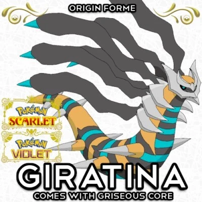 Shiny Giratina Origin Forme 6IV Legendary Pokemon From Home Scarlet Violet SV