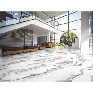 from £24.99 sq.m CALACATTA BOR 60X120cm POLISHED PORCELAIN TILE. Sample £2.99 - Picture 1 of 5