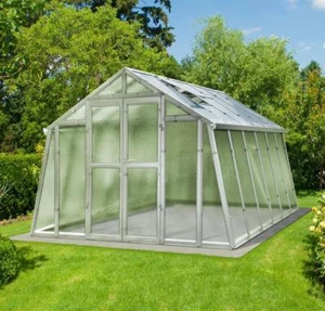 Gewächshaus mit Nörpelglas Modell Landhaus Breite 3,03 m, Länge 3,03 - 7,50 m - Bild 1 von 21
