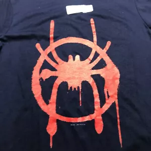 Marvel T-Shirt Boys Youth Size Medium NWT Spiderman Blue Short Sleeve Crew Neck - Picture 1 of 11
