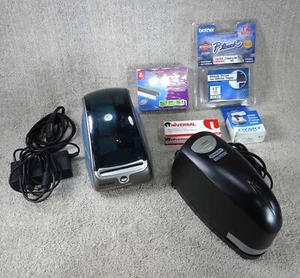 DYMO LabelWriter 400 Stanley Bostitch Electric Stapler Brother Tape & More Lot - Picture 1 of 11