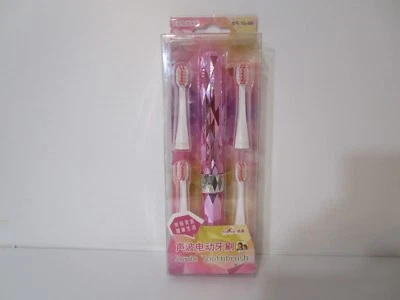 Sonic Toothbrush Rose Red Electric Cleaner Massager Battery Gifts, New, SG-956 - Image 1 of 2